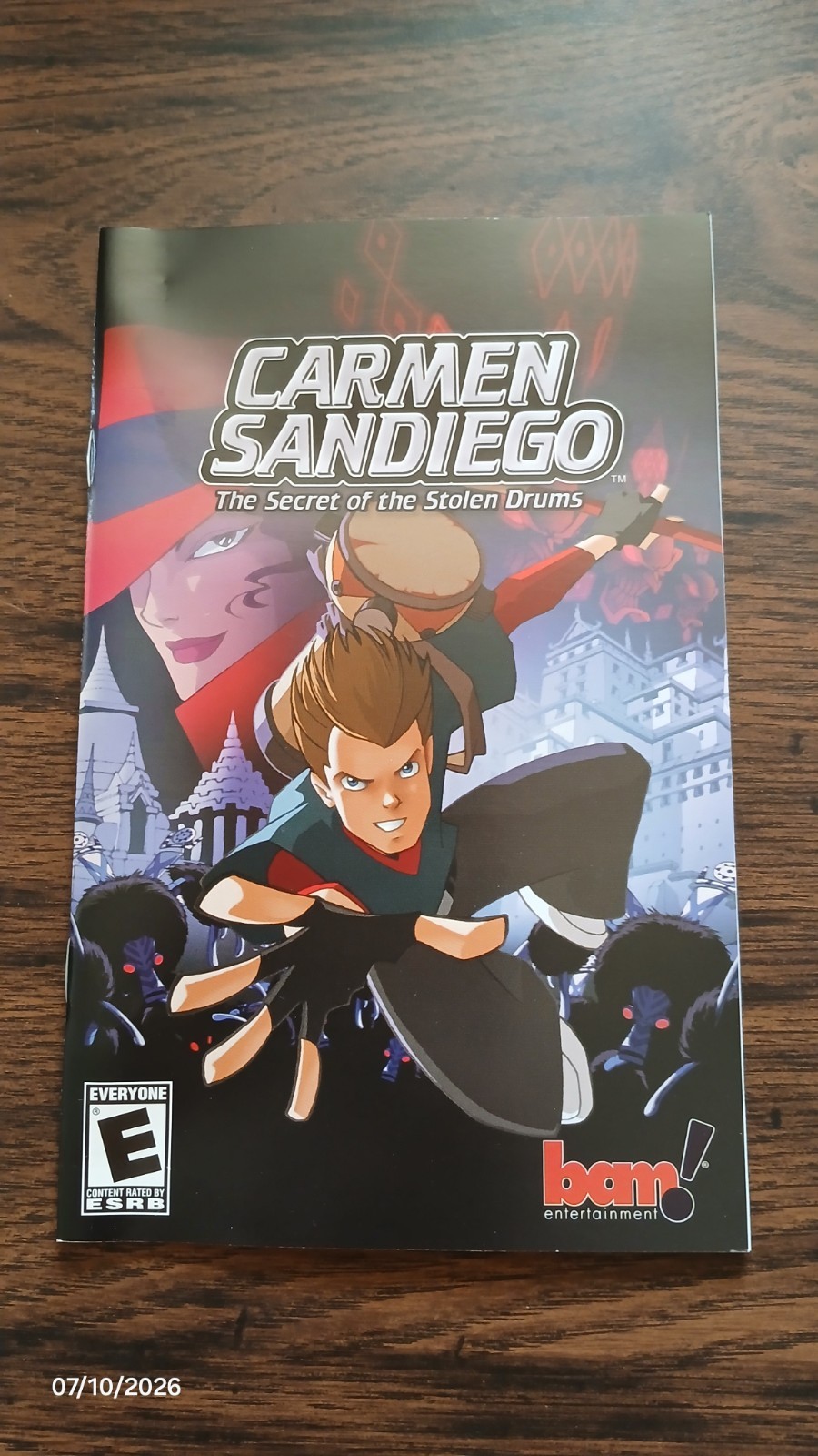 Carmen Sandiego The Secret Of The Stone Drums PS2 2003 CIB Excellent Condition