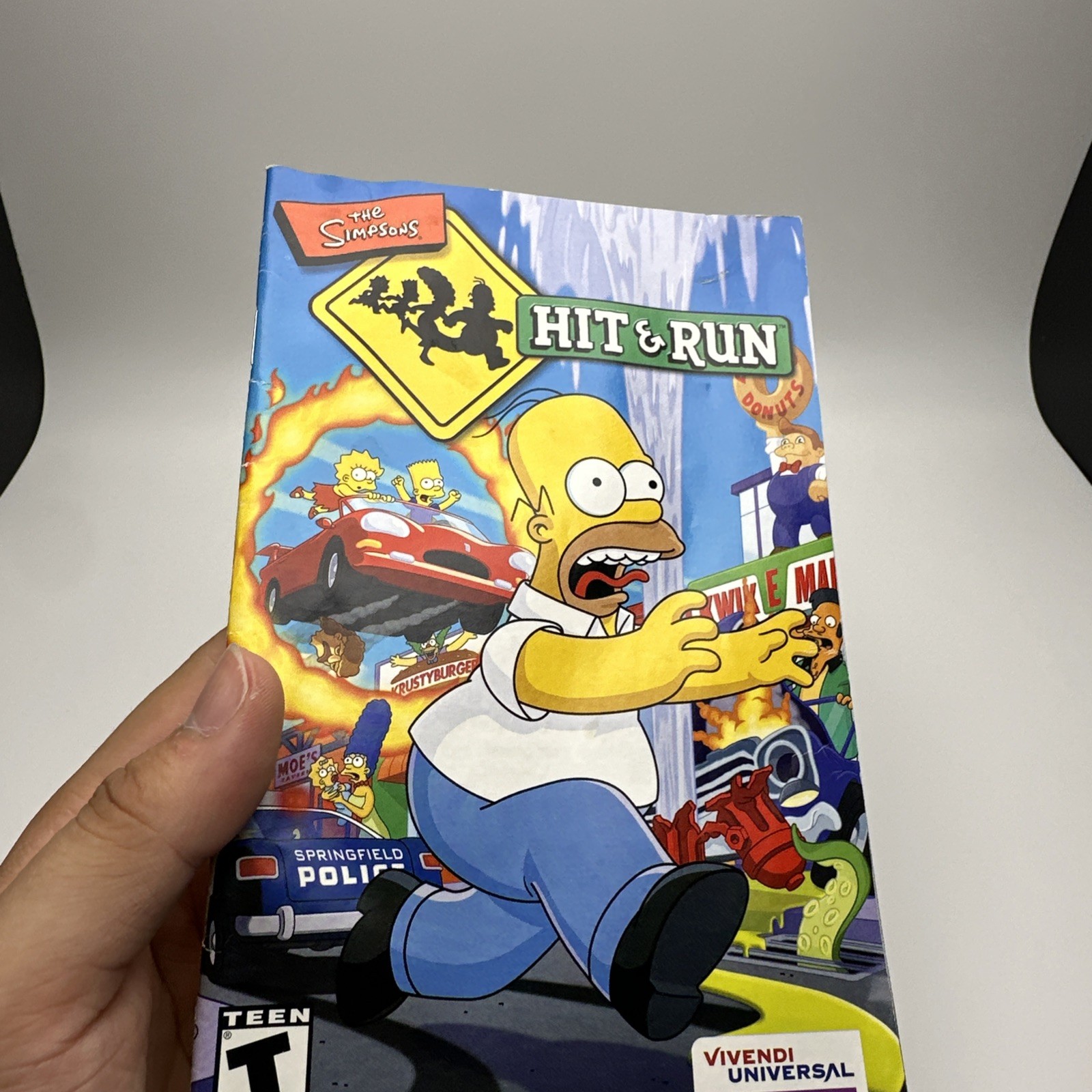 The Simpsons Hit and Run (Sony PlayStation 2 PS2, 2003) Complete Tested