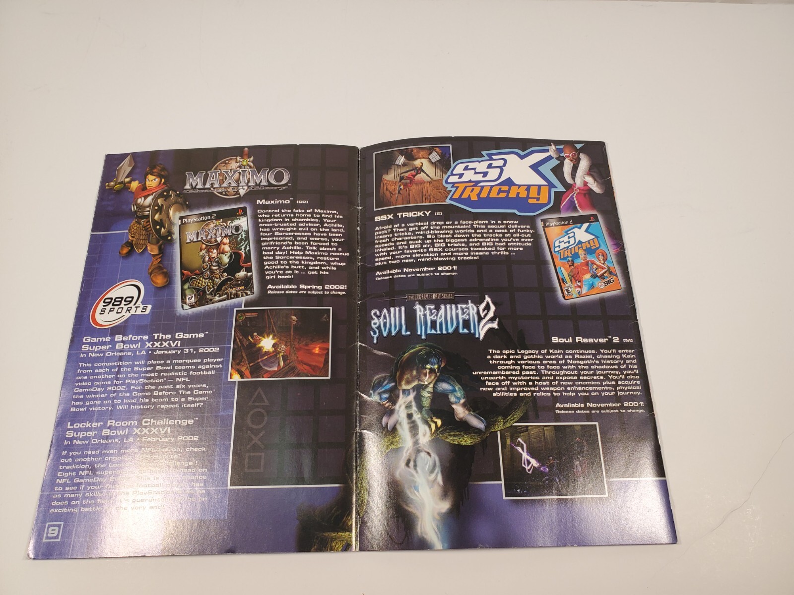 Playstation Underground 2001 Holiday Gaming Magazine Booklet