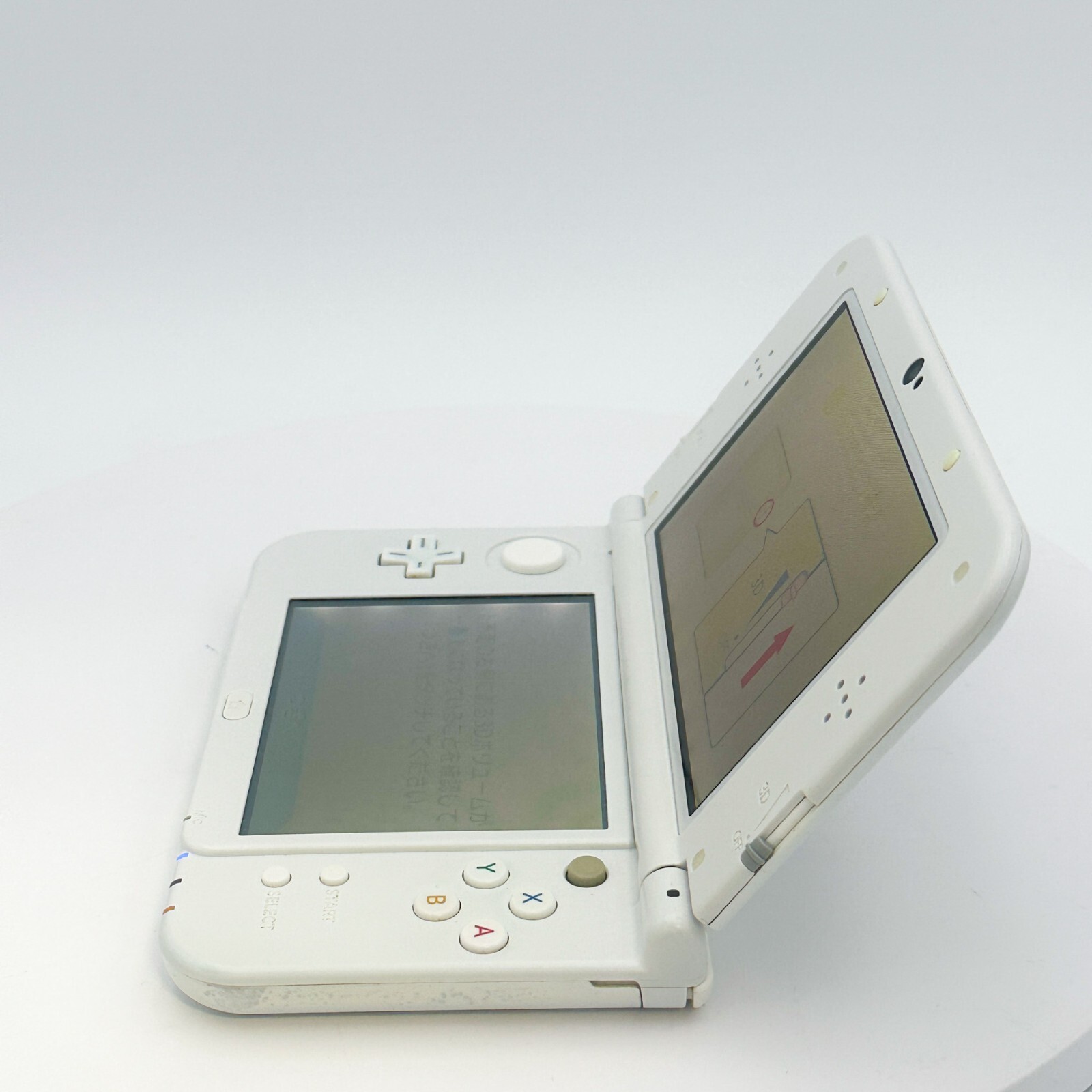 New Nintendo 3DS XL LL Pearl White Console Japanese ver Good Condition Working
