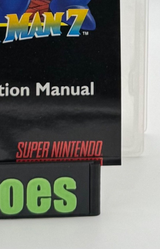 Super Nintendo SNES Mega Man 7, Game, Case, Instructions, Verified Working