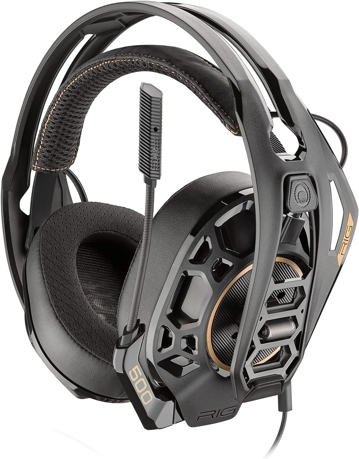 Plantronics RIG 500 PRO HX Wired Gaming Headset for Xbox One – Black & Gold