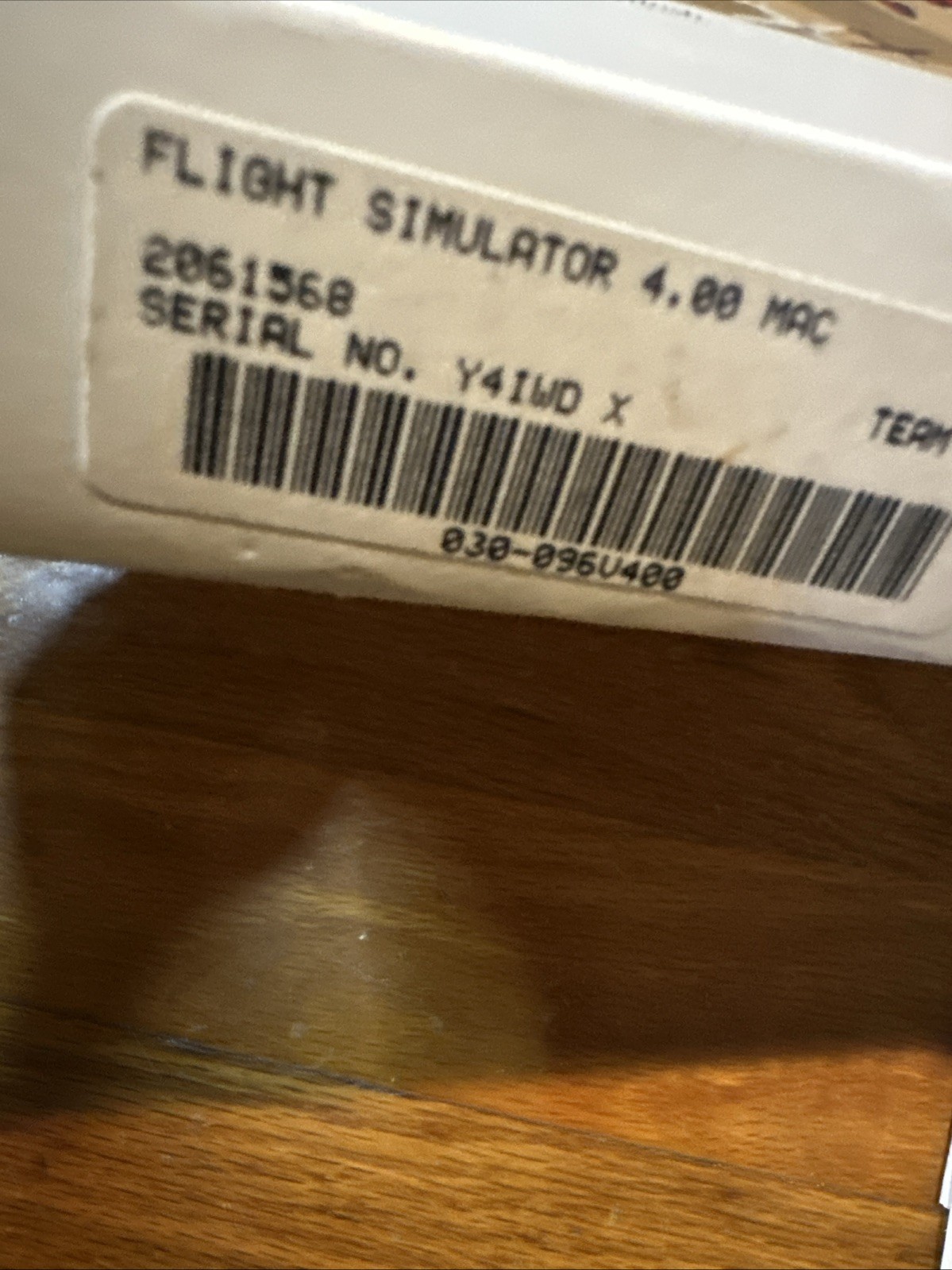 1991 Microsoft Flight Simulator 4.0 Apple Macintosh w/ Retail Box, 3.5″