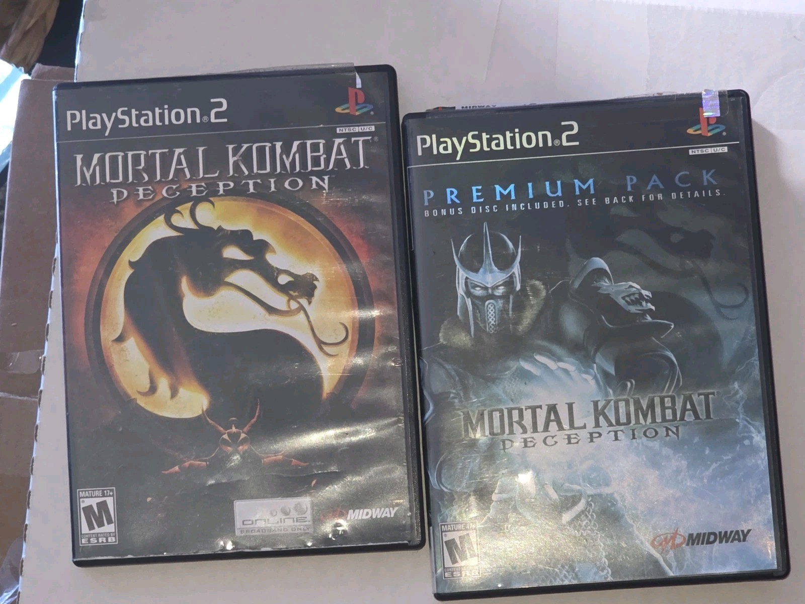 Mortal Kombat: Deception Premium Pack for PlayStation 2 Complete with Card