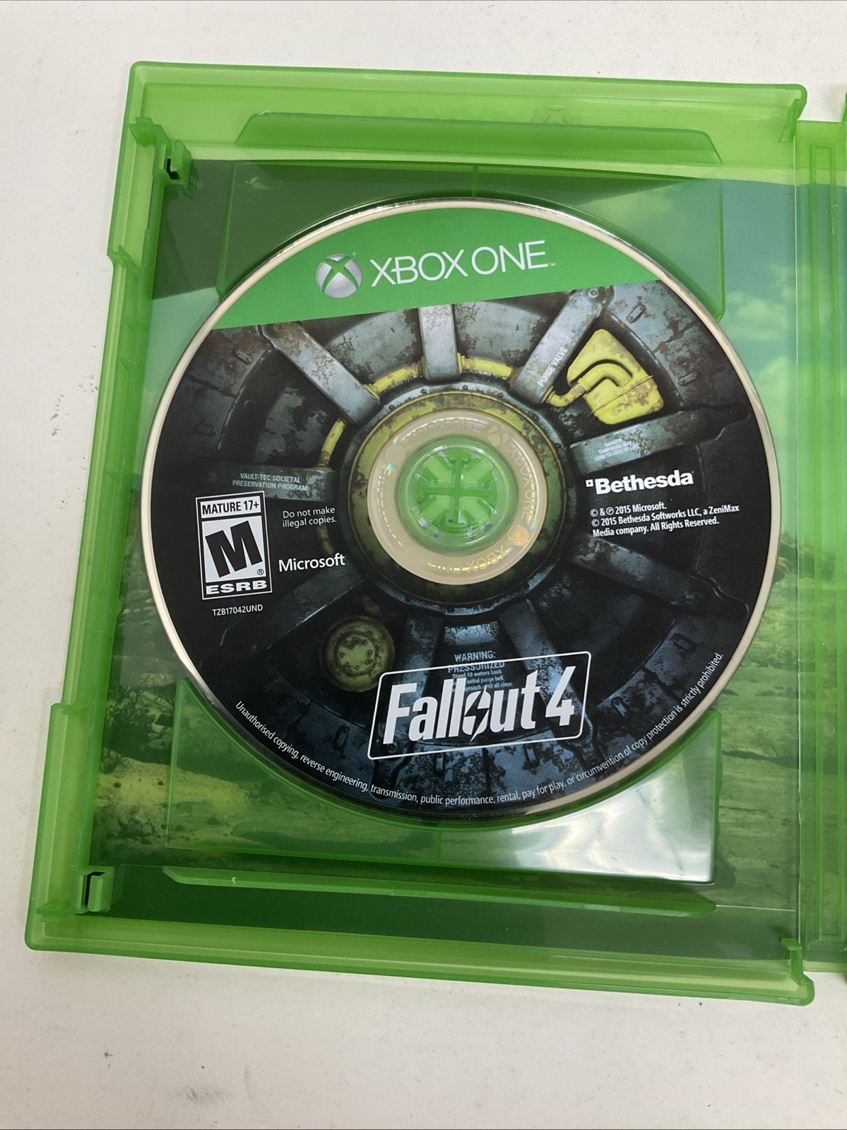 Fallout 4 Microsoft Xbox One CIB 2015 TESTED WORKING GREAT CONDITION