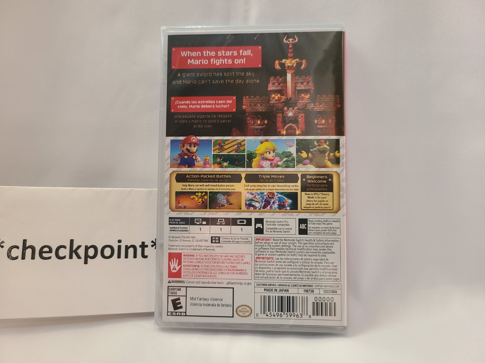 NEW Super Mario Bros RPG (Nintendo Switch) FACTORY SEALED!