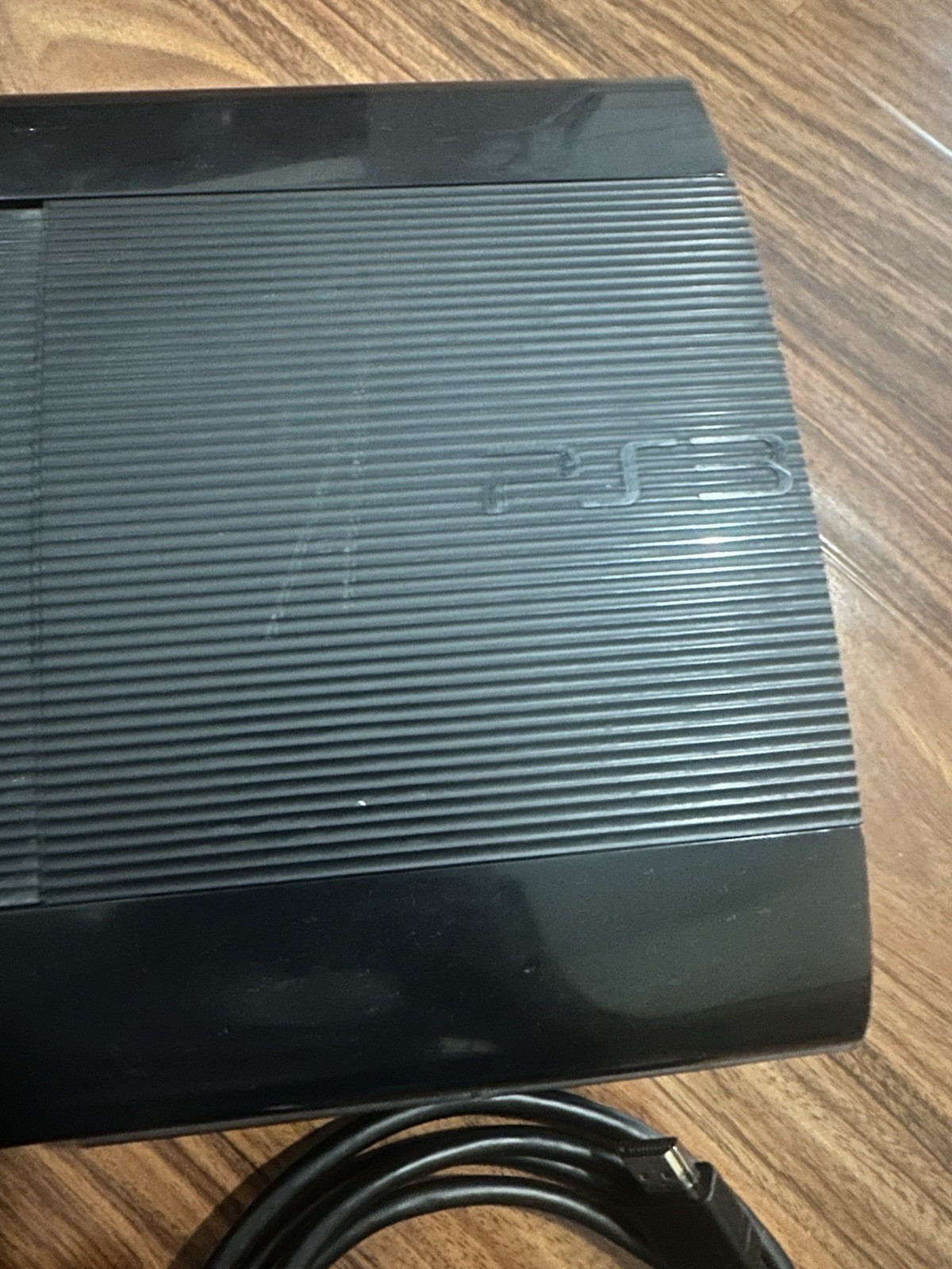 Sony PlayStation 3 Super Slim Console CECH-4001B Console & Cords Only. Tested!