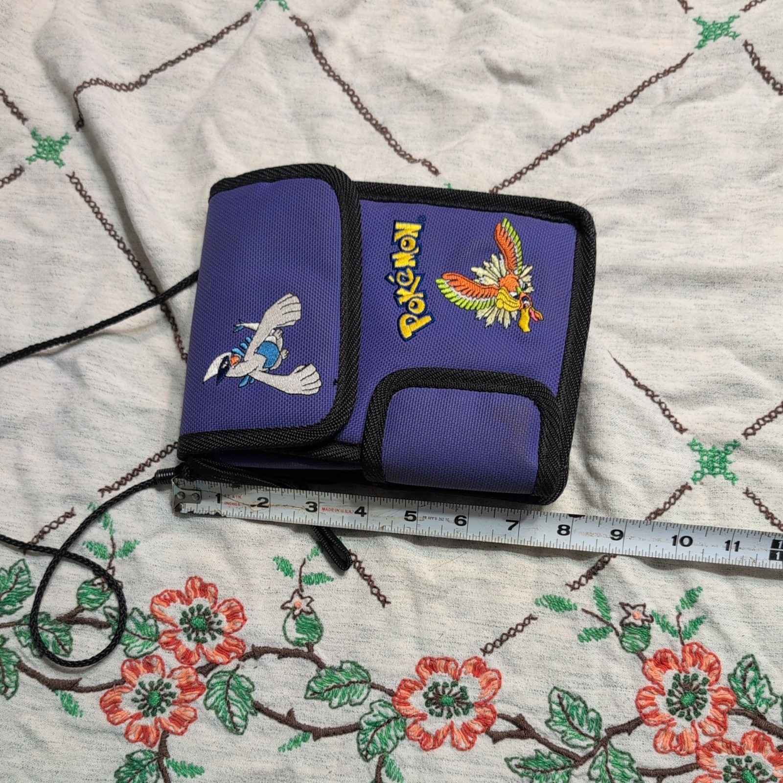 Pokemon Silver Gold Nintendo Game Boy Color Carrying Case Ho Oh Lugia