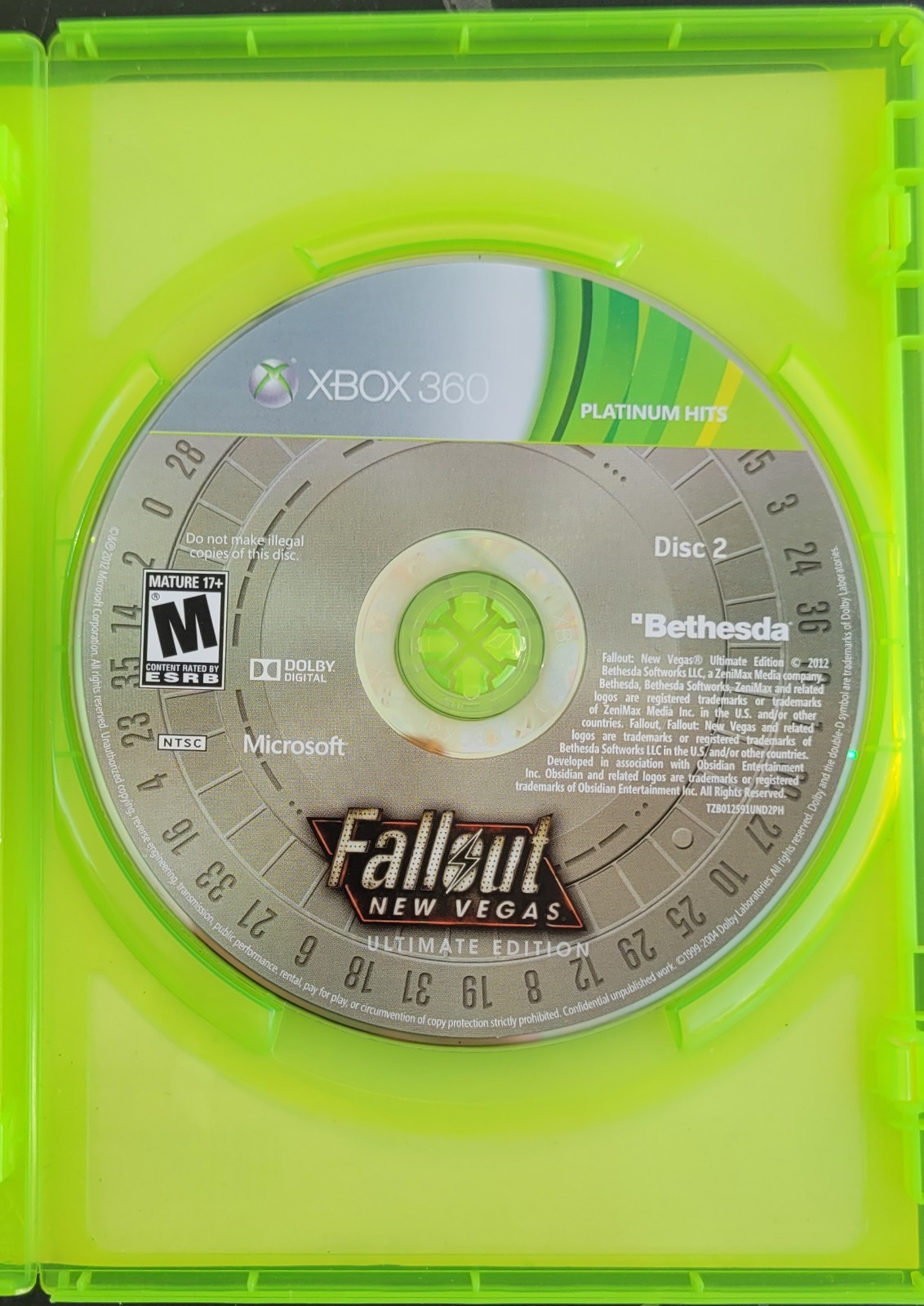 Fallout: New Vegas-Ultimate Edition – Platinum Hits Xbox 360 CIB Tested working