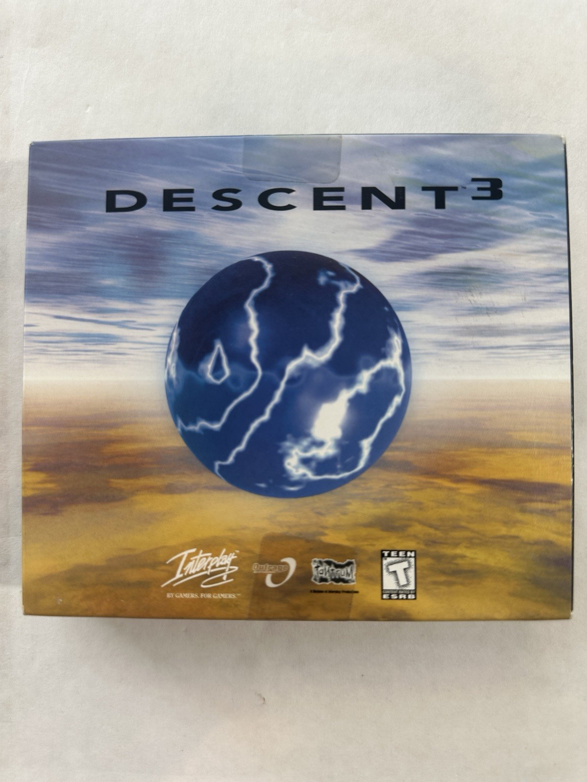 Descent 3 & Descent 3: Mercenary 2 Game 1 Box, 1999, PC CD-ROM, Very Good Mint