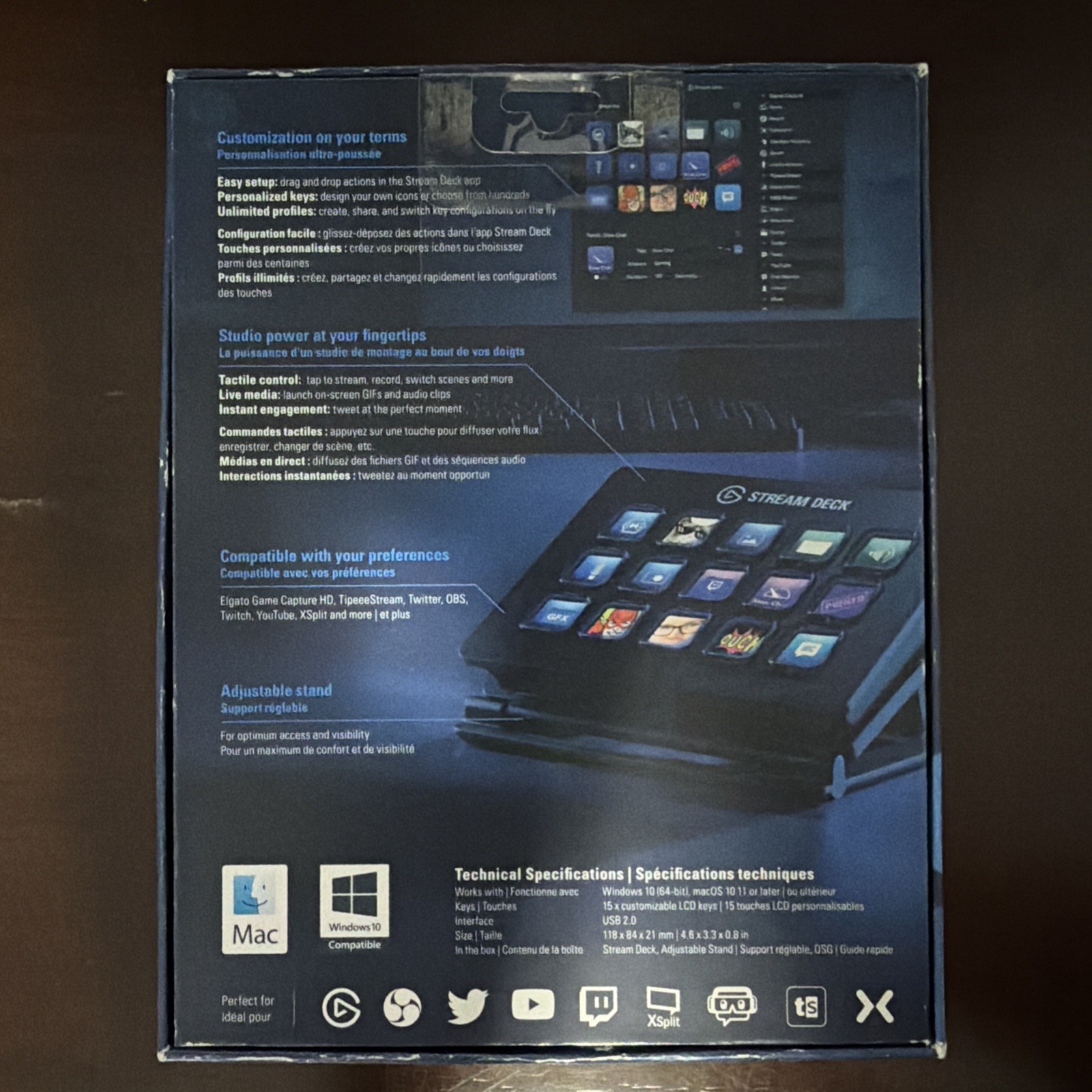 Elgato Stream Deck – Live Production Controller with 15 Customizable LCD Keys