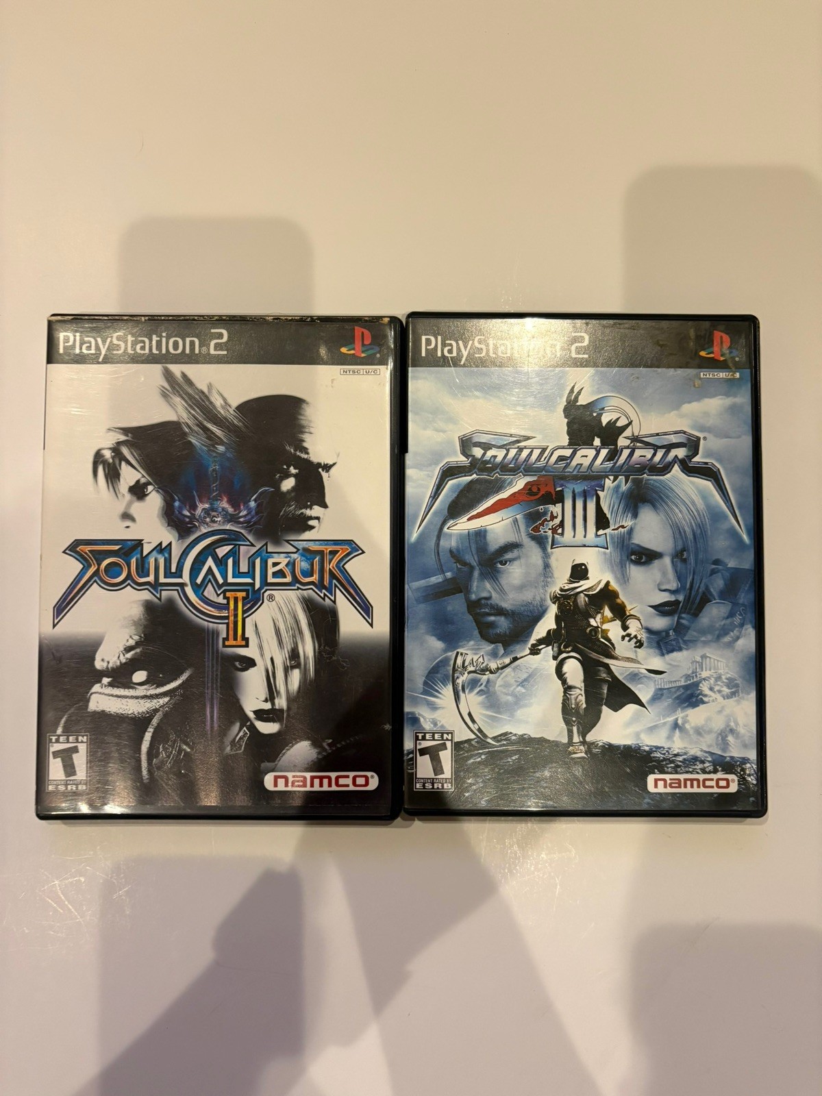 Soul Calibur 2 And 3 Sony PlayStation 2 Black Label ~ Bundle Lot Of 2 PS2 Games