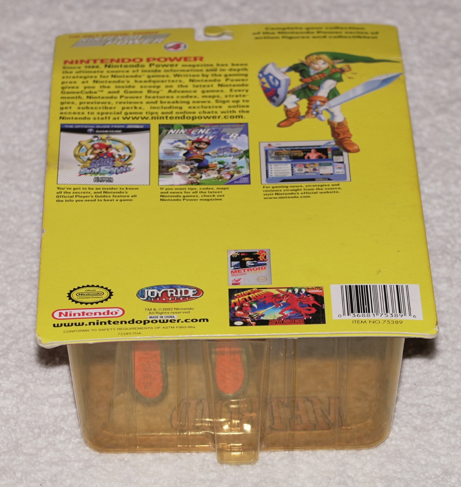 1 of 500 Joyride Studios Samus Aran, Nintendo Power, Brand New Factory Sealed!