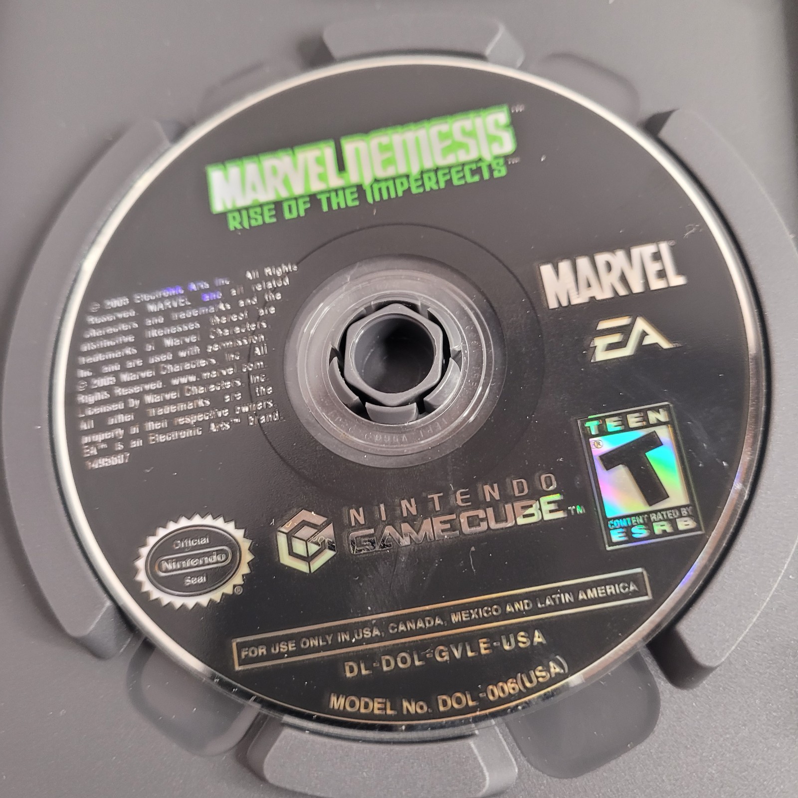Marvel Nemesis: Rise of the Imperfects (Nintendo GameCube, 2005)