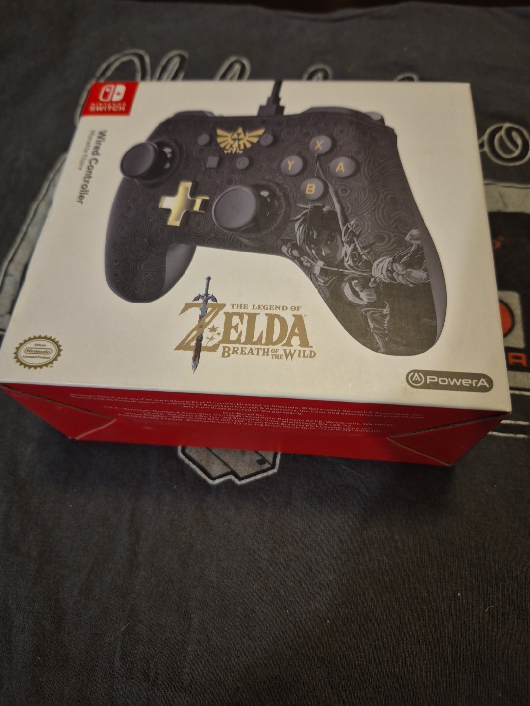 PowerA 1503256-01 Wired Controller Zelda Black Special Edition ~NEW Sealed