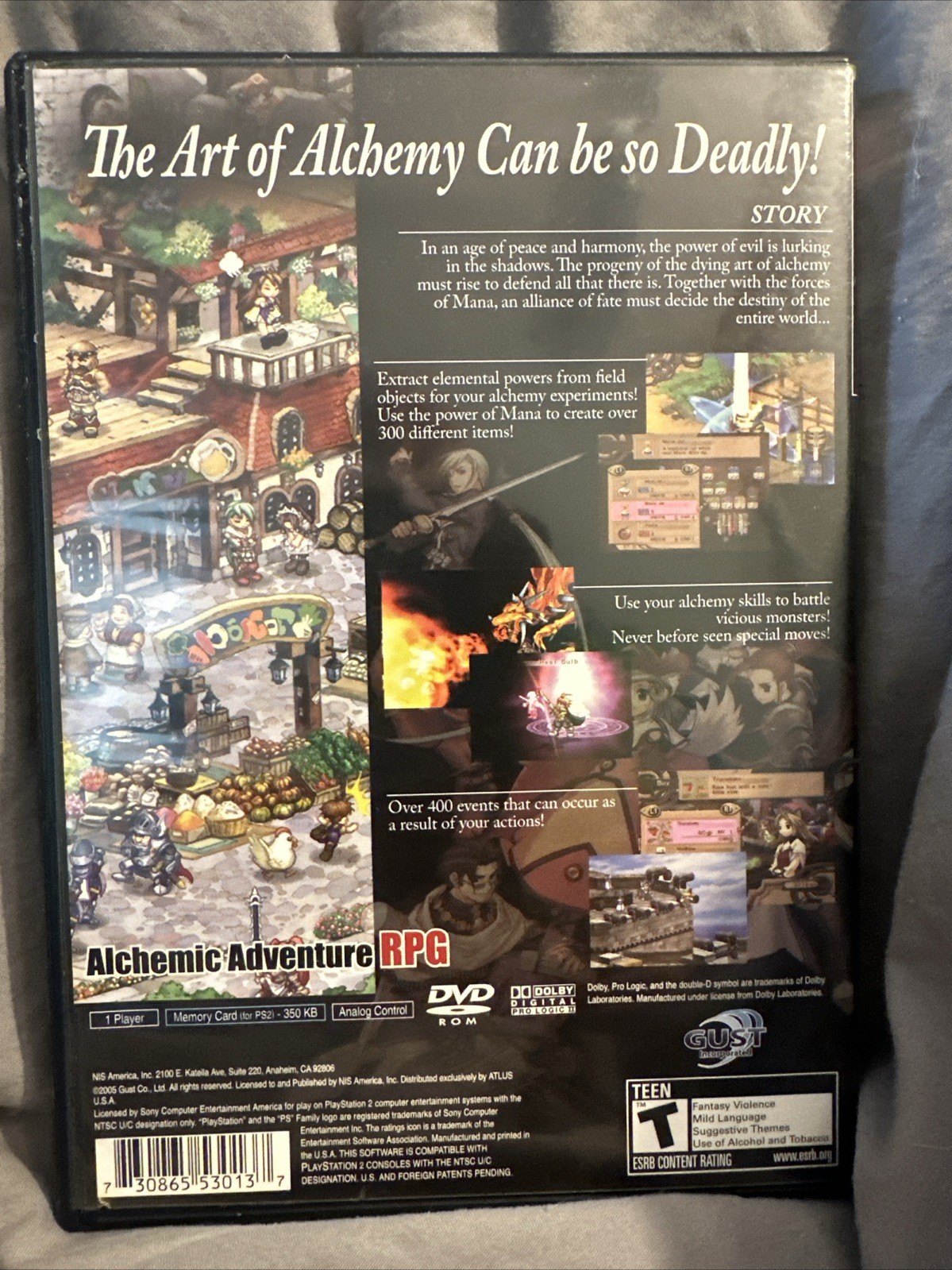 Atelier Iris: Eternal Mana (Sony PlayStation 2, 2005) CIB Complete
