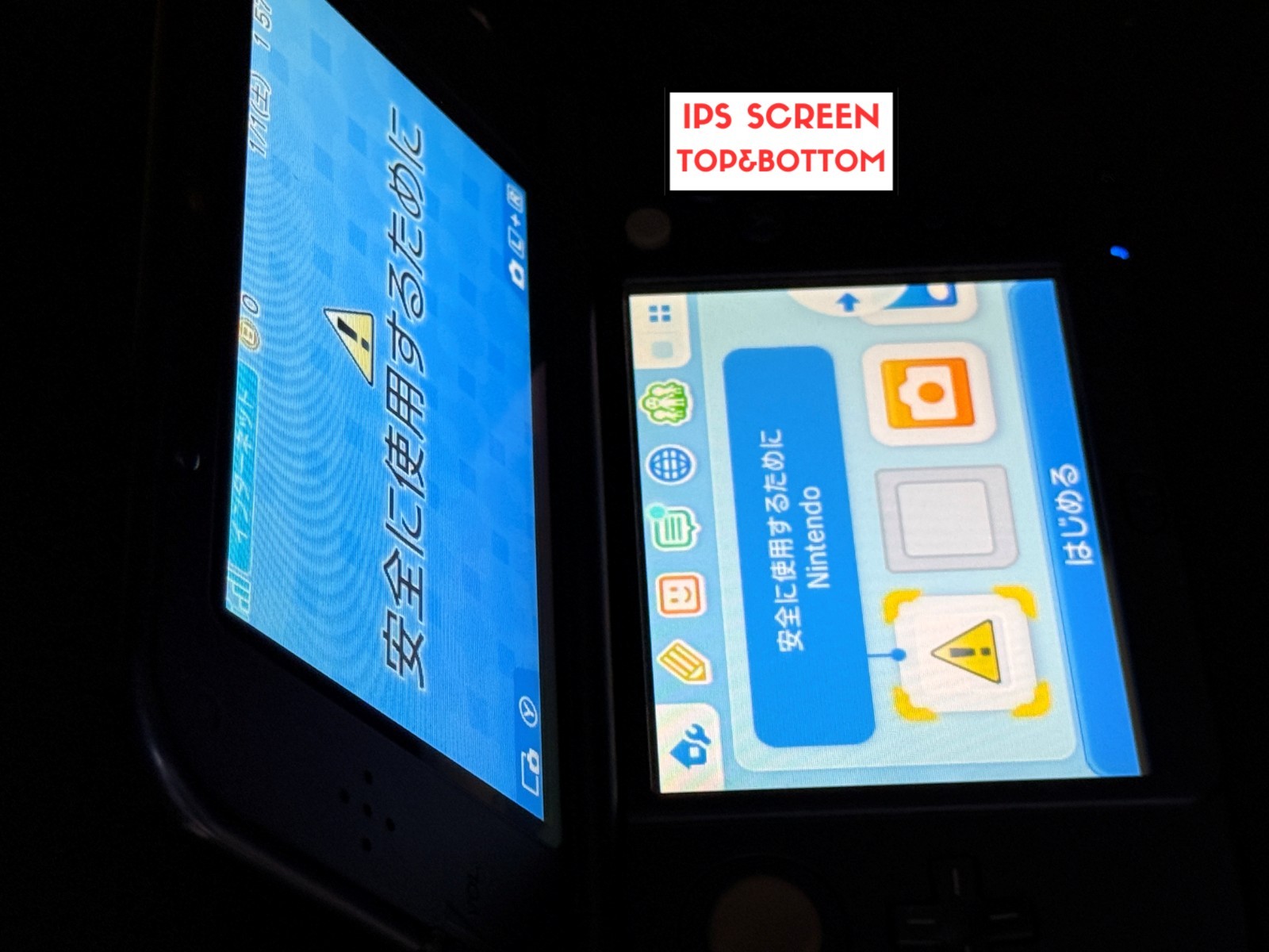 RANK B+ Dual IPS Nintendo New 3DS XL Metallic Blue Console Japan ver Tested D475