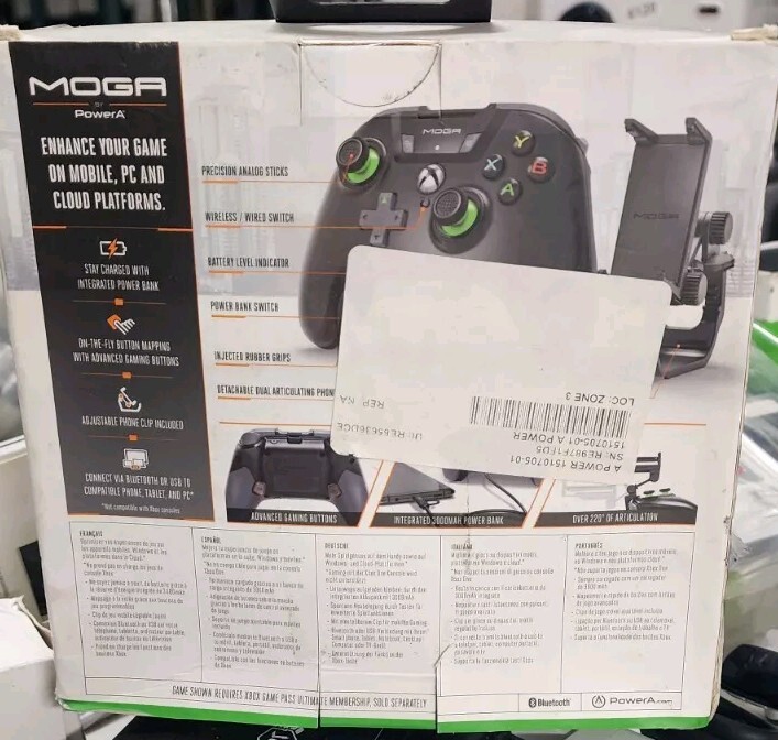 MOGA XP5-X Plus Bluetooth Controller for Android/PC w/ 3000mAh Power Bank
