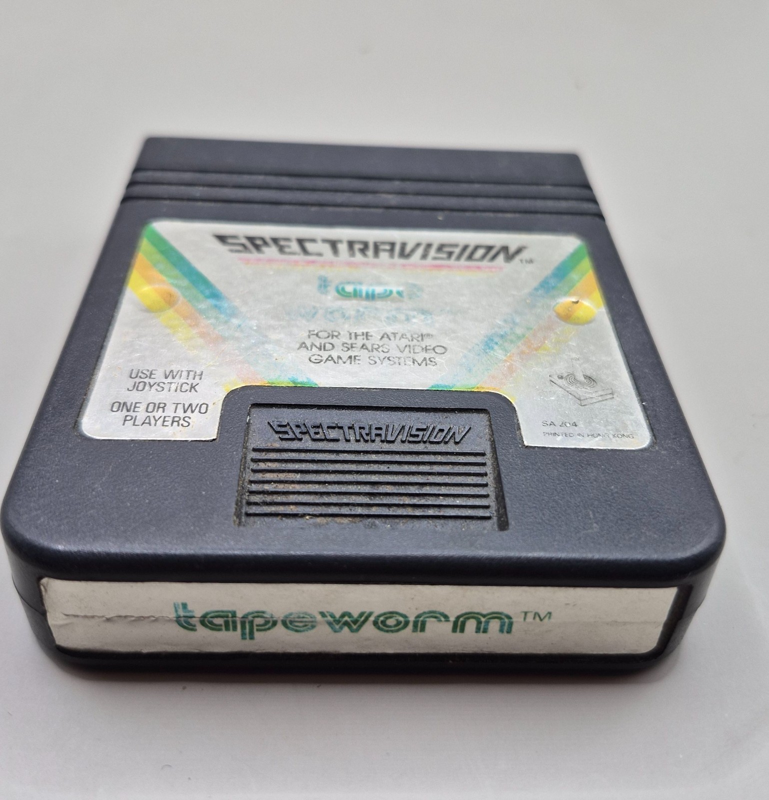 Tapeworm 1982 Atari 2600 Spectravision Complete CIB Box + Game + Manual