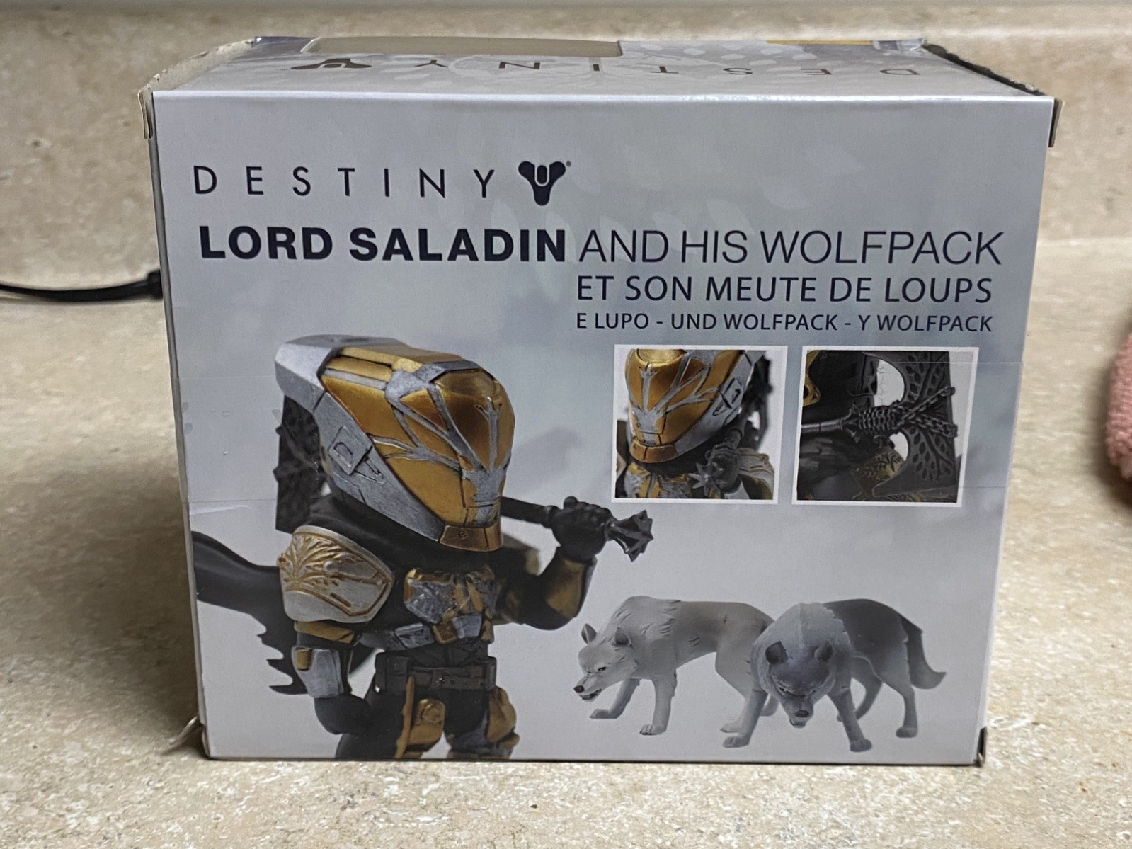 Destiny Lord Saladin Iron Banner Iron Wolf Pack Action Figure Set Bungie NEW