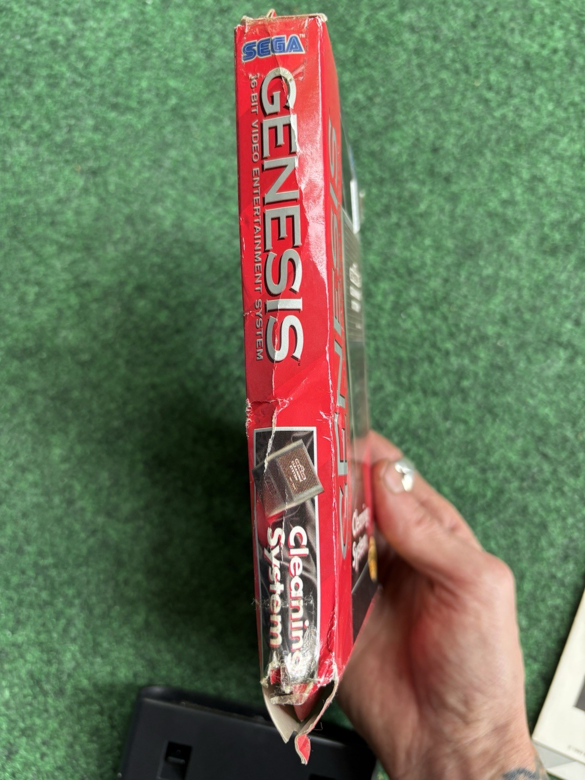 Vintage ￼Sega Genesis 16 Bit Video Entertainment System Cleaning System Box Fair