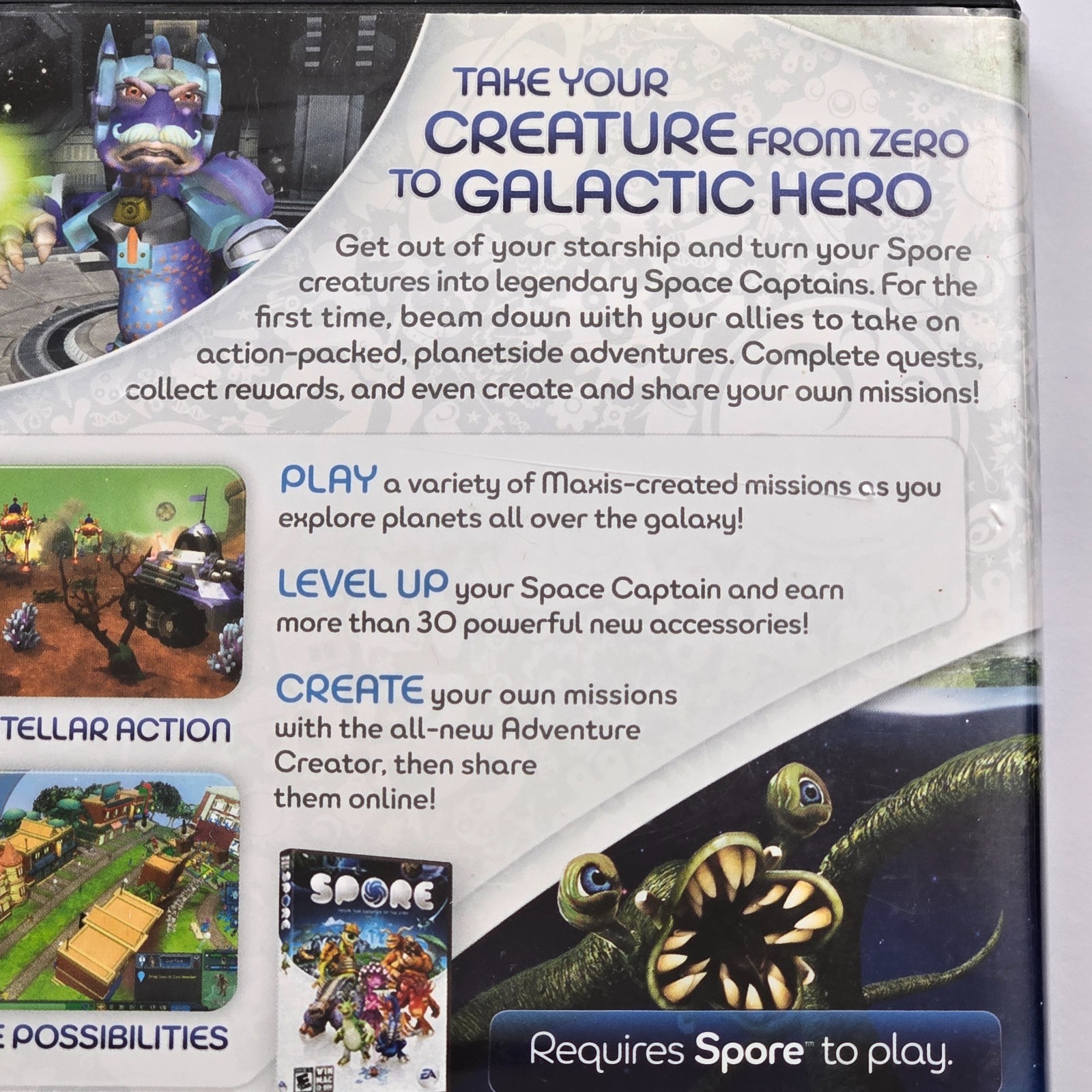 Spore 2008 + Spore: Galactic Adventures Expansion 2009 Windows/Mac Manuals