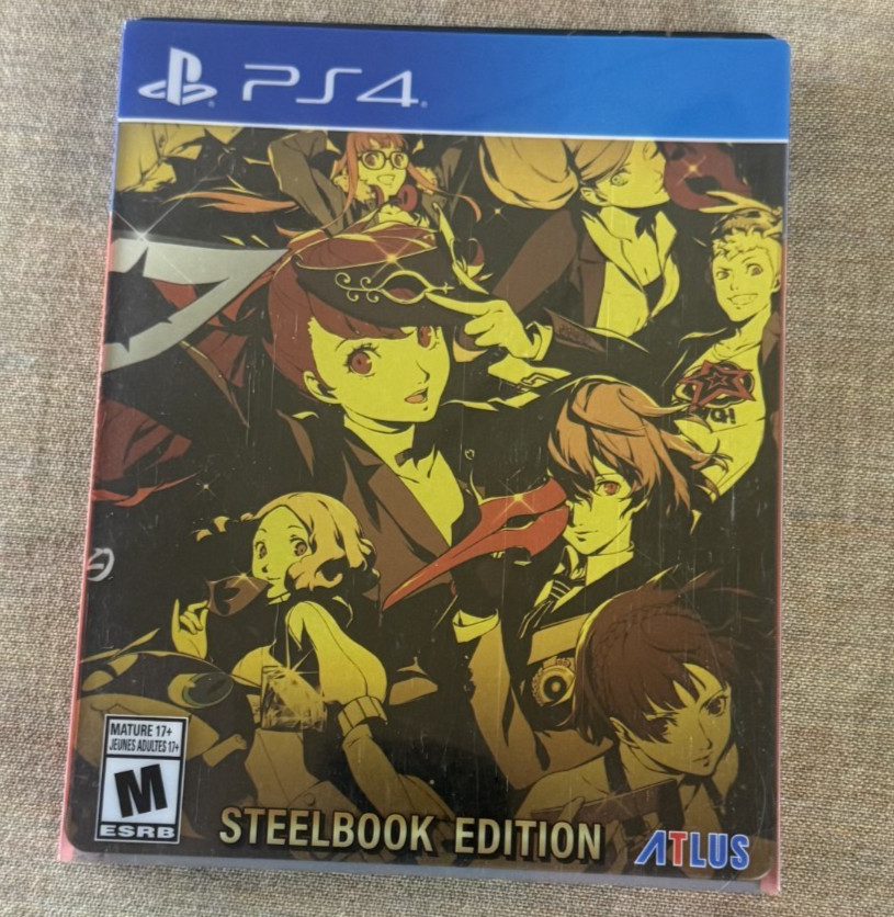 Persona 5 Royal – PS4 Steelbook Edition (Slipcover + Manual)