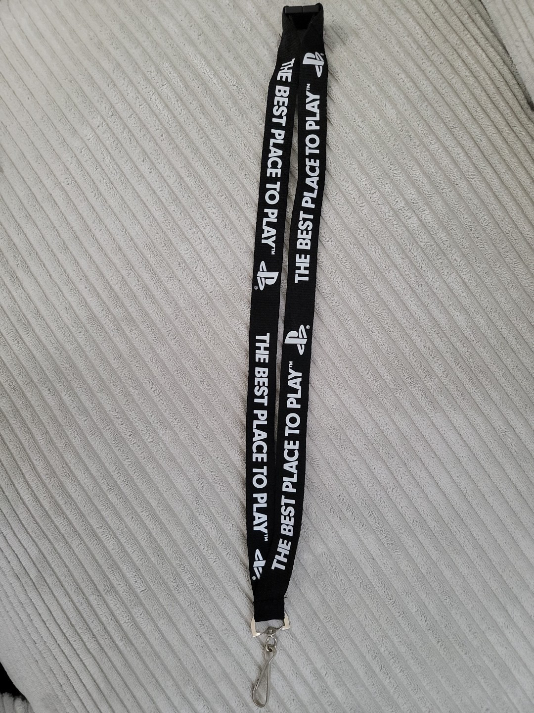 Promotional Sony Playstation The Best Place To Play PS4 Key ID Badge Lanyard