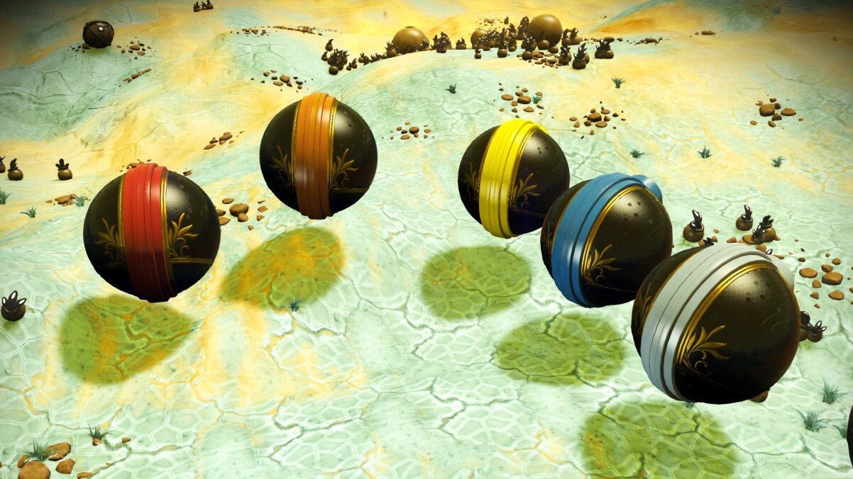 No Mans Sky Orb Ship w/ S-Class Upgrades and Storage 