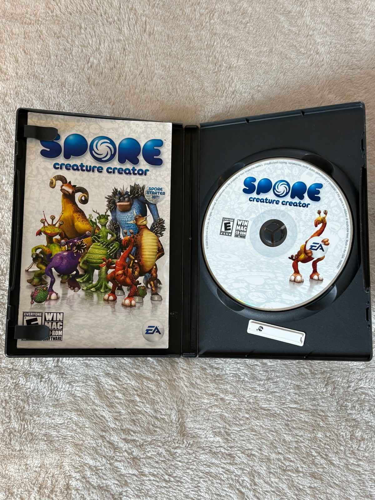 Spore Creature Creator – PC/Mac 2008 Starter Kit Complete with Manual CIB