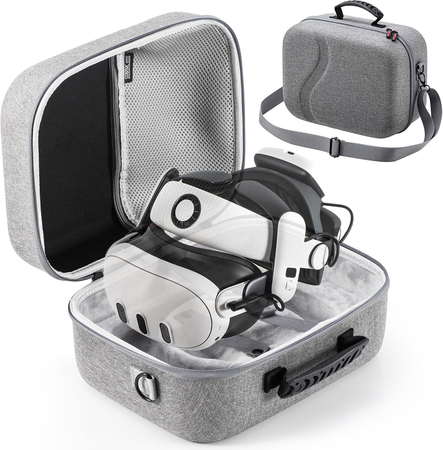 Large Travel Carrying Case Compatible for Meta Quest 3 Hard Shell Travel Bag