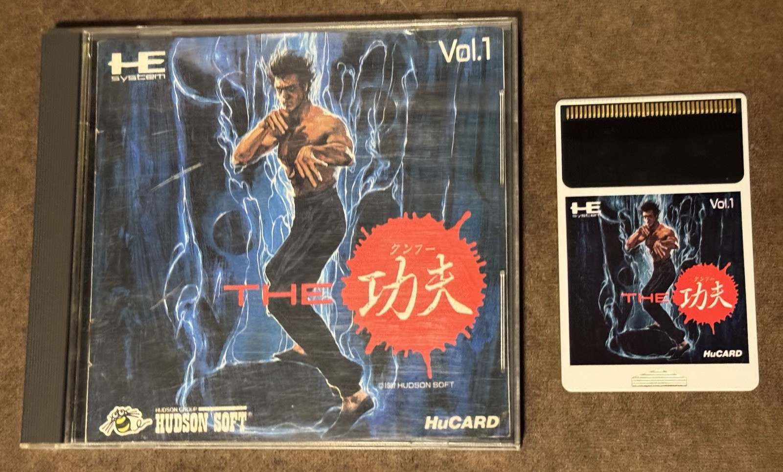 The Kung Fu PC Engine NEC HuCard Japan Import US Seller TESTED