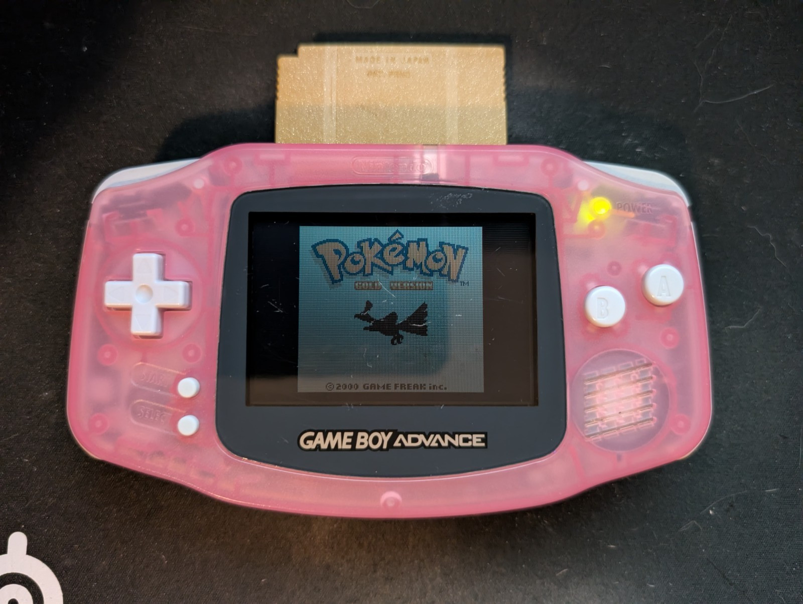 Nintendo Game Boy Advance Fuchsia Console – Console Only – Cleaned & Tested