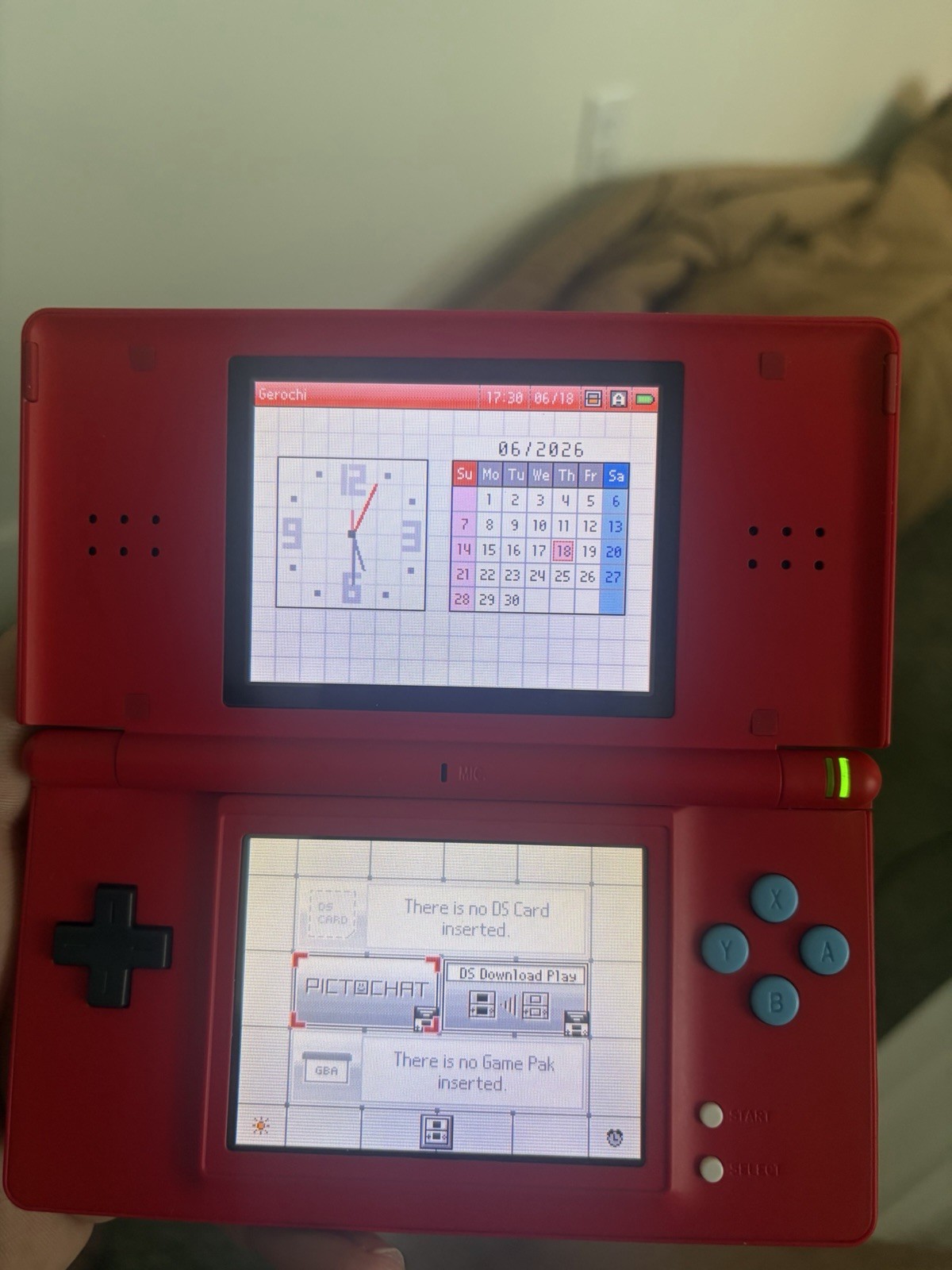 Nintendo DS Lite Pokedex Region Free