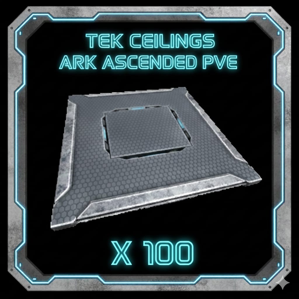Ark Ascended Pve Official Tek Structures-Ceilings-walls-Foudation PC/XBOX/PS5