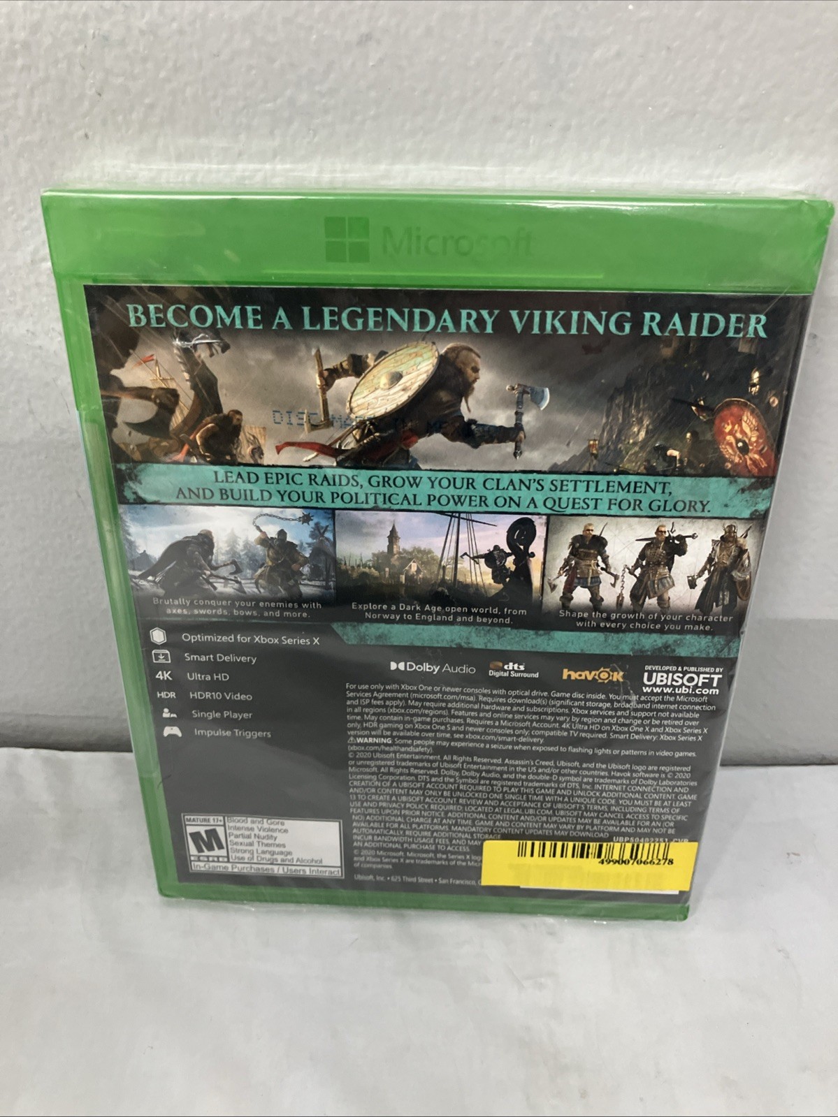 Assassin’s Creed Valhalla – Microsoft Xbox One Series X – BRAND NEW ⚔️ 🛡️