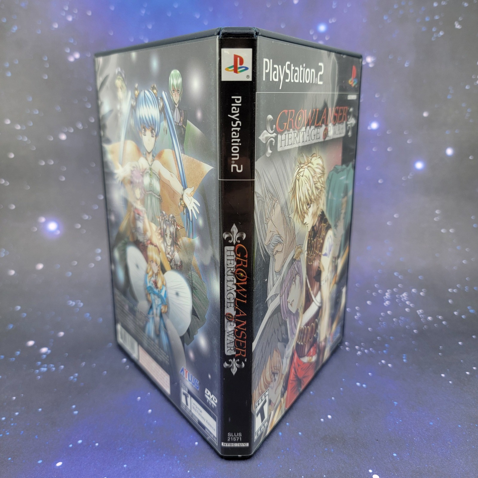 Growlanser Heritage of War PS2 PlayStation 2 Atlus RPG Game in Case with Manual