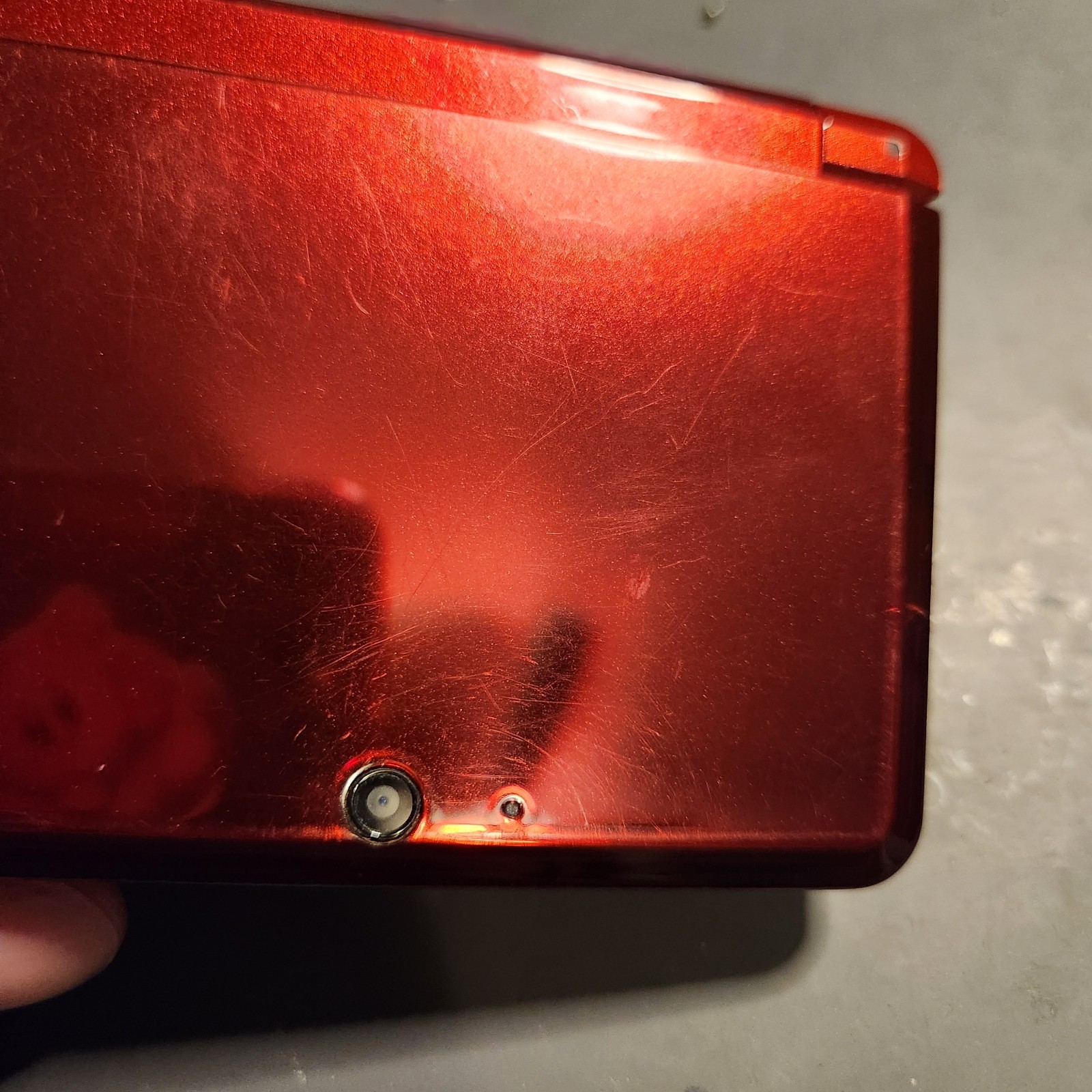 Nintendo 3DS Handheld Game Console Flame Red