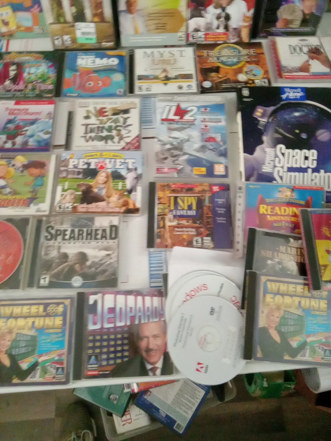 LOT OF 35 rare PC CD-ROM Video games Estate Sale Nice Variety 🇺🇲 T4#289