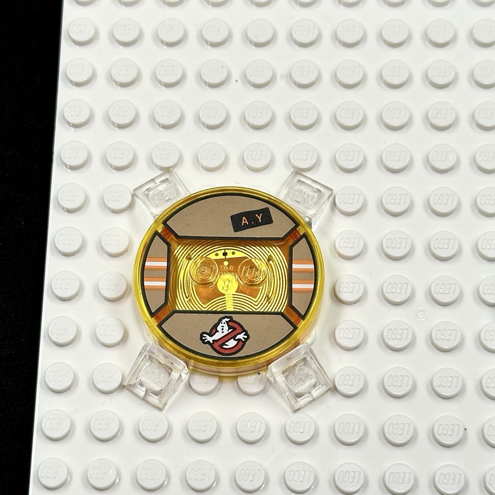 LEGO Dimensions Toy (2) pc Base Disc Tag Only Lot – Ghostbusters – Slimer