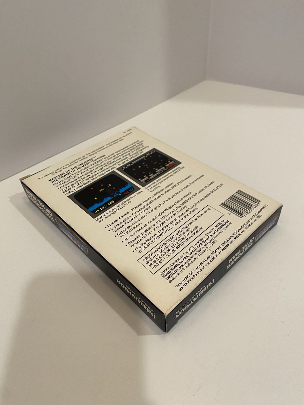 Masters of the Universe: The Power of He-Man (Intellivision, 1983) Great Box