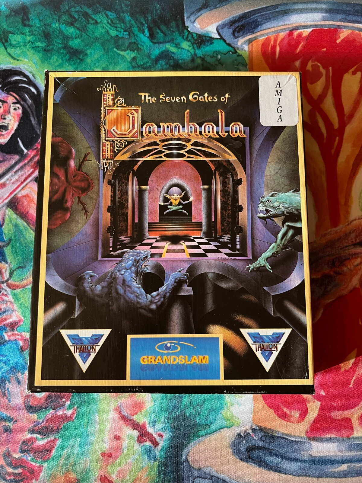 THE SEVEN GATES OF JAMBALA COMMODORE AMIGA PERFECT CONDITION GRANDSLAM