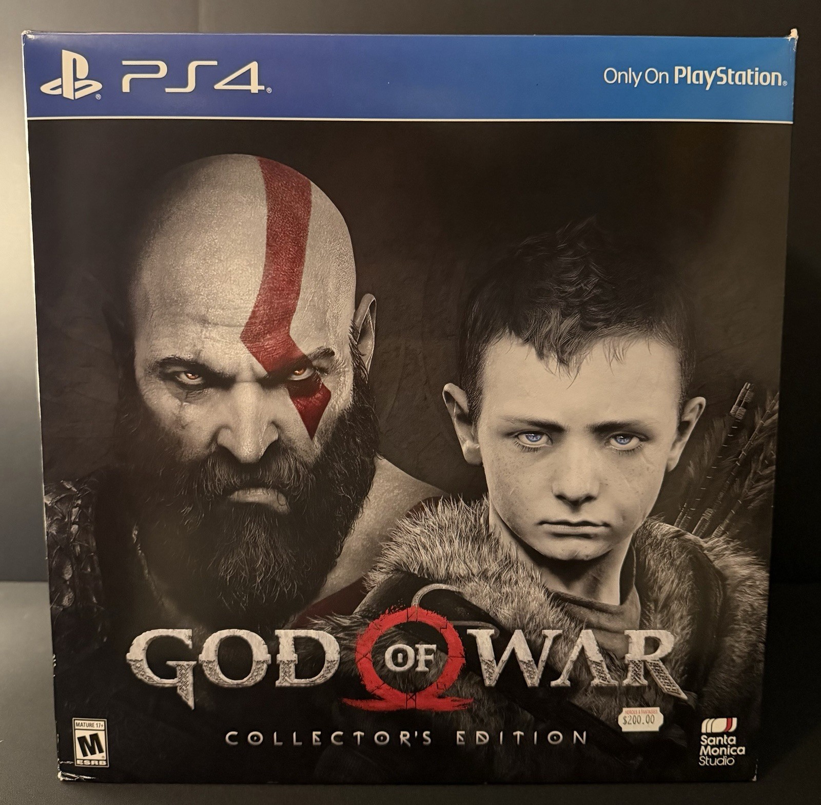Sony PlayStation 4 God of War Collectors Edition PS4 Complete With Statue