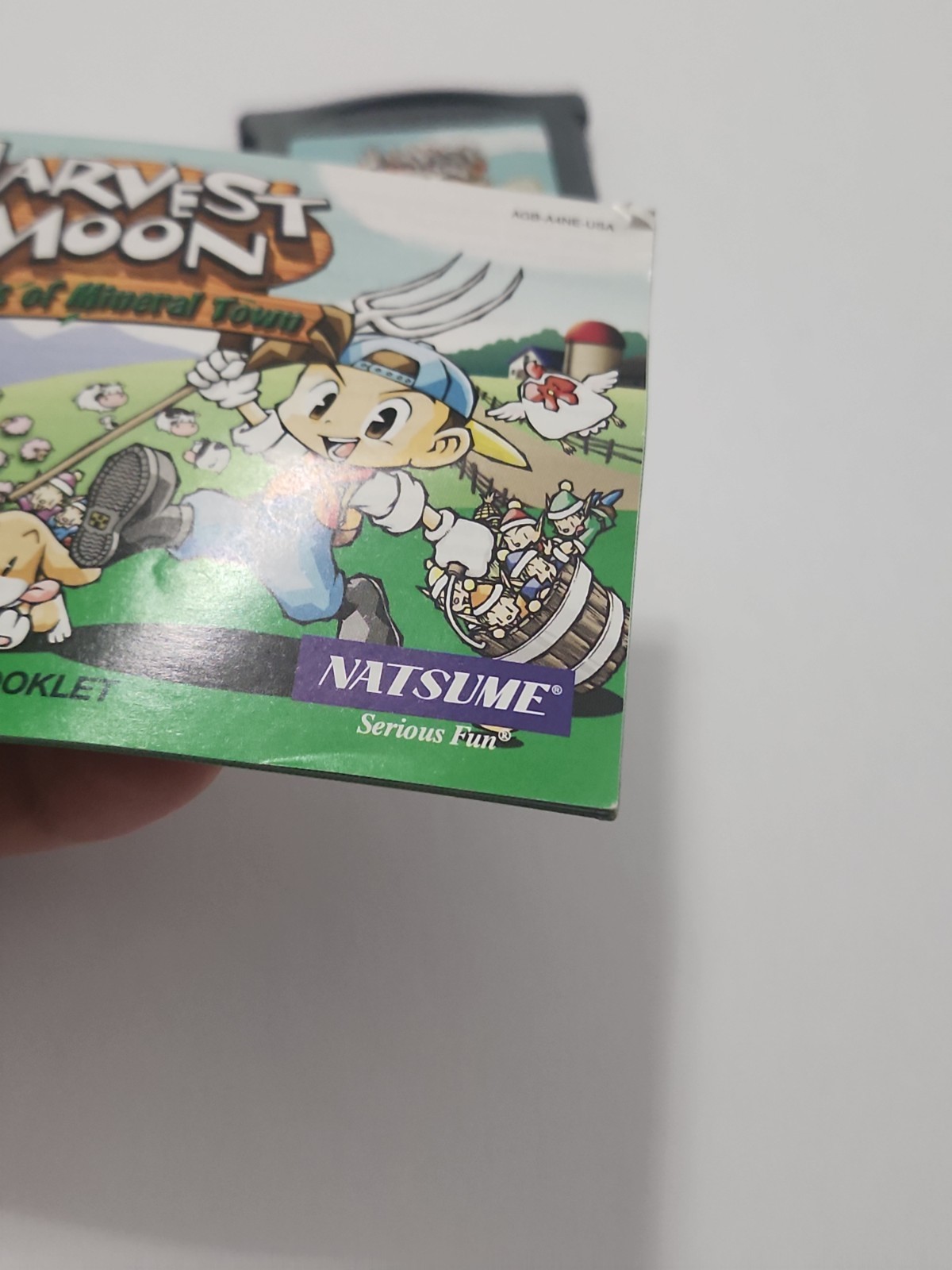 Harvest Moon: Friends of Mineral Town GBA Cartridge And Manual Tested Authentic