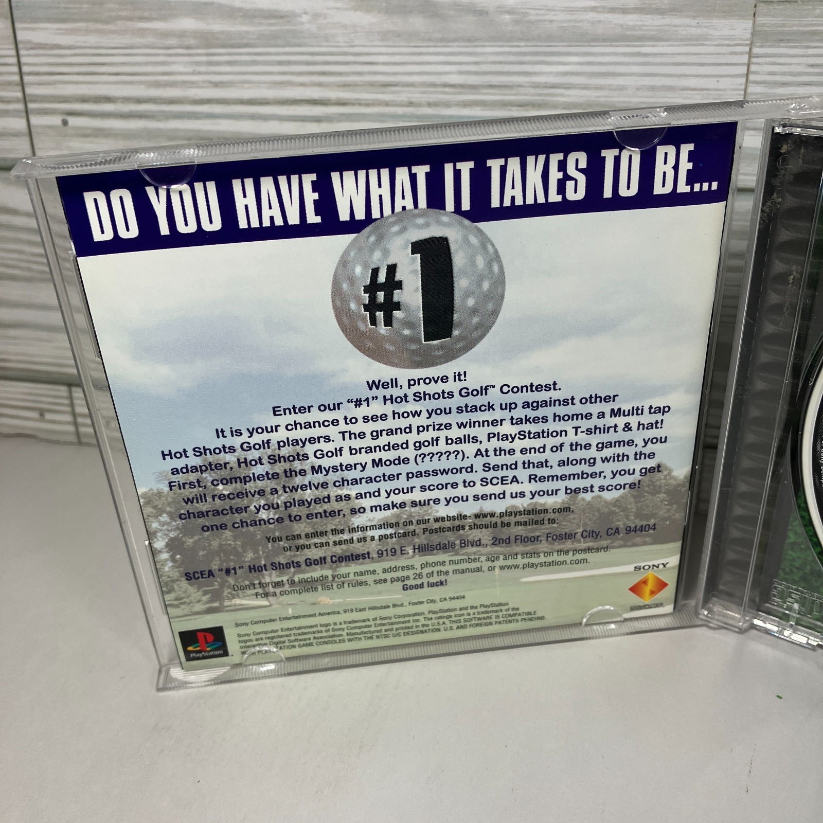 Hot Shots Golf (PlayStation 1 PS1) CIB COMPLETE