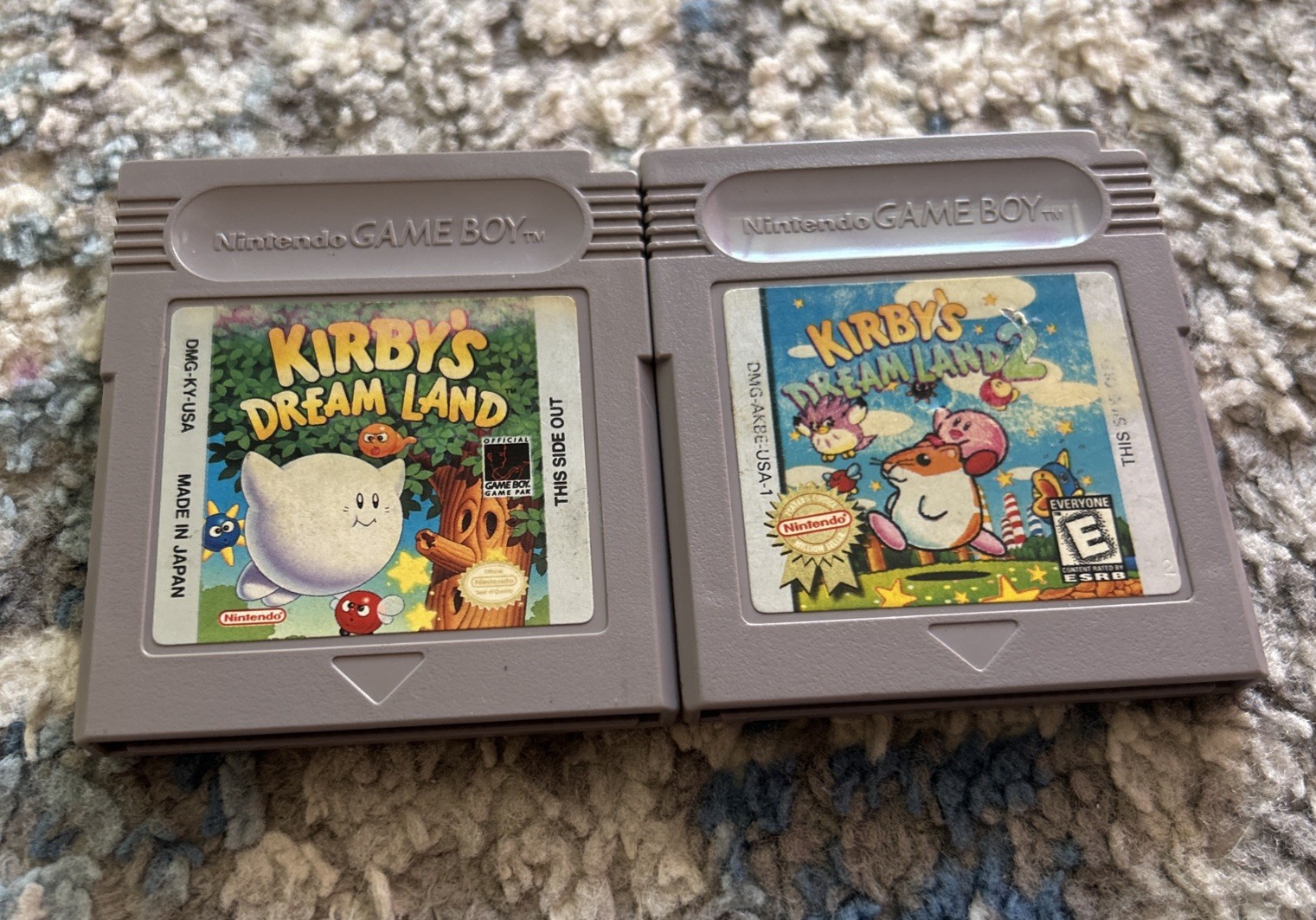 Nintendo Game Boy Kirby’s Dream Land 1 & 2 Authentic Tested