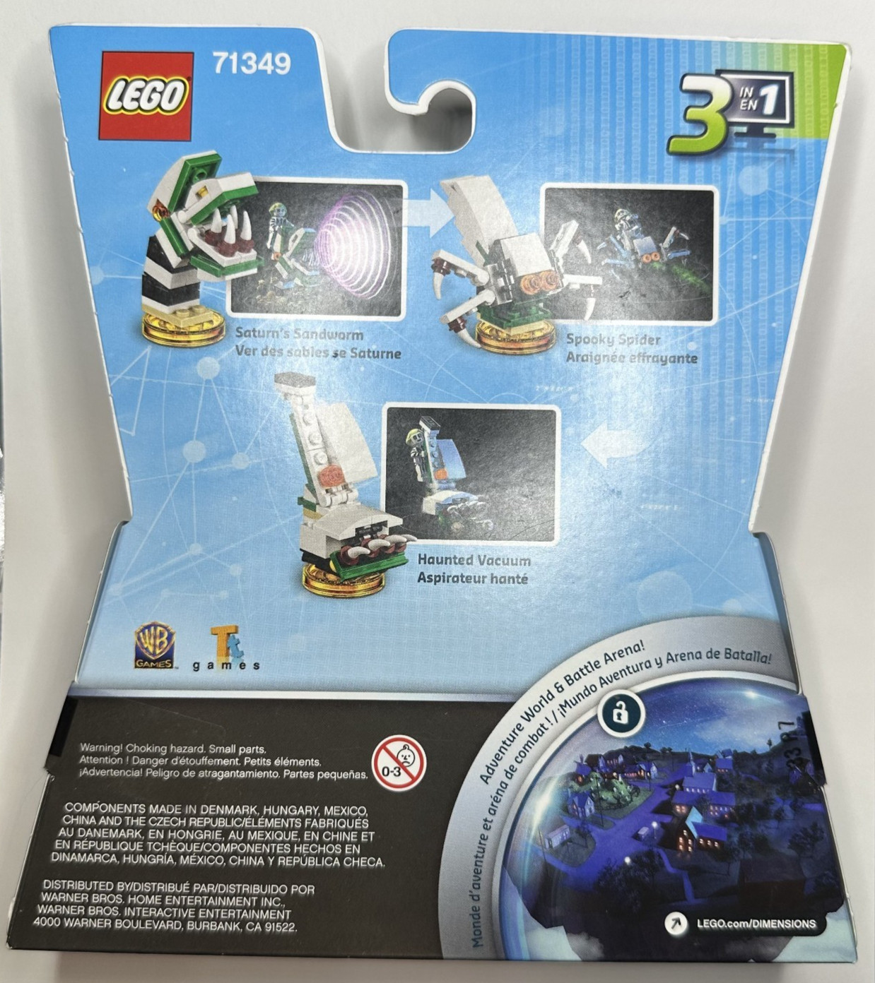 LEGO Dimensions Beetlejuice & Saturn’s Sandworm Fun Pack 71349 Minifigure – New