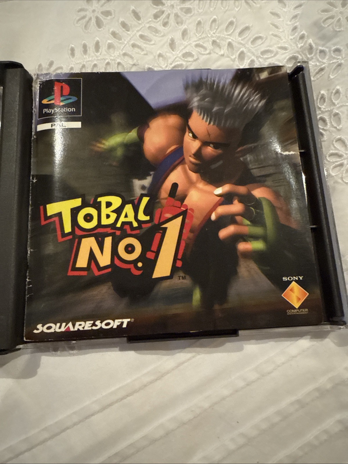 1996 Squaresoft Tobal No 1 PS1 Playstation 1 Game + Manual PAL