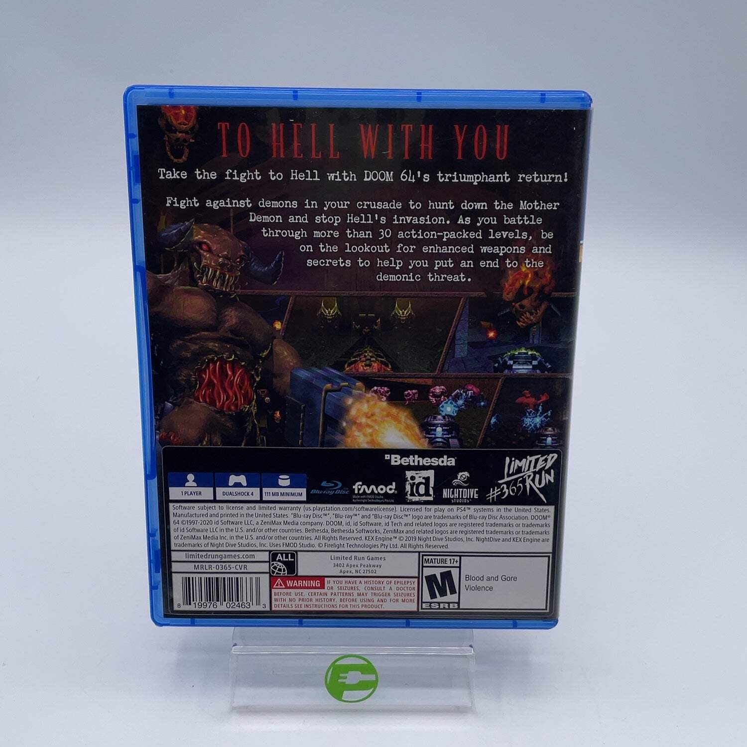 Doom 64 (Sony PlayStation 4 PS4, 2020)