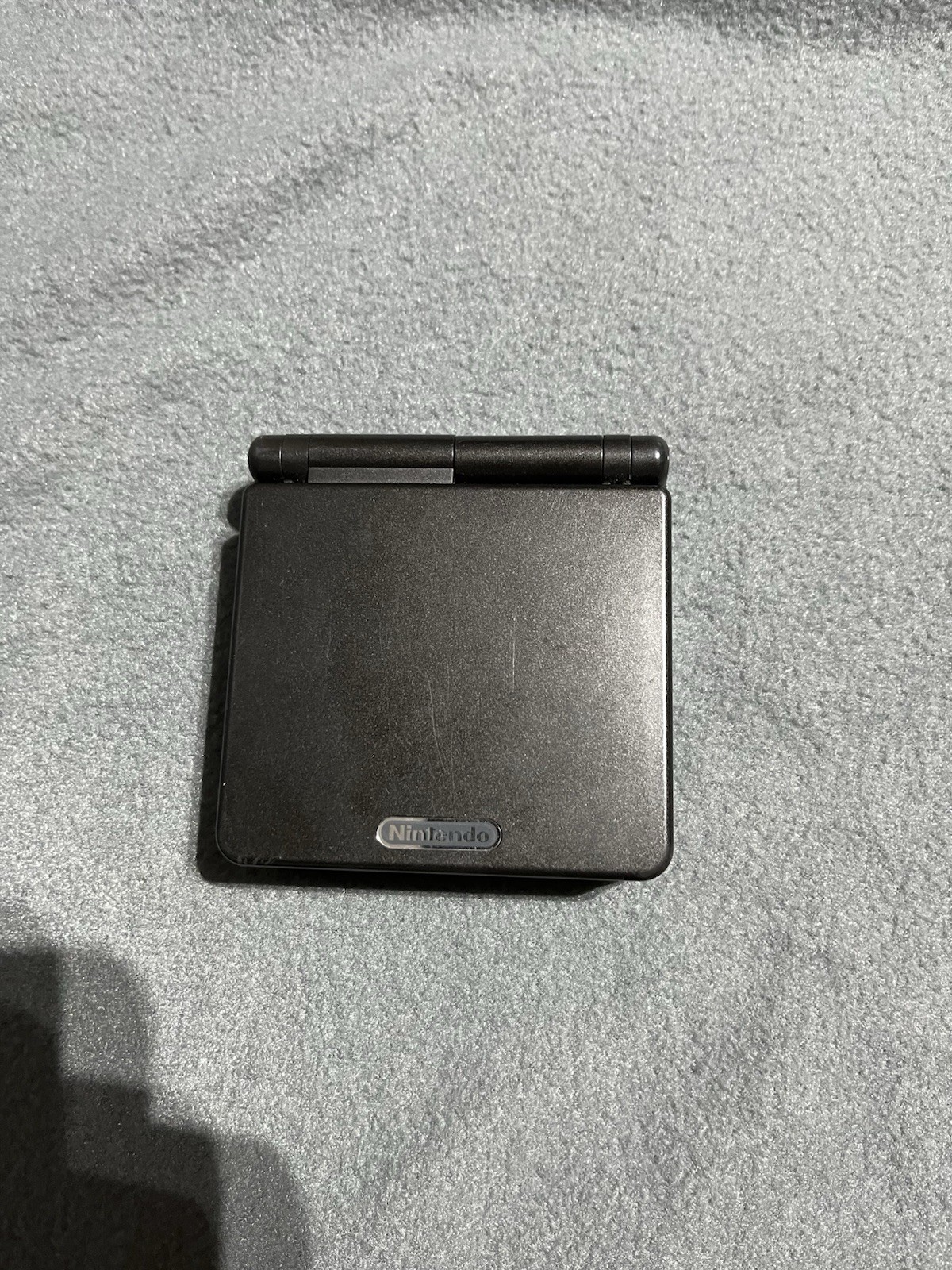 Nintendo Game Boy Advance SP GBA Black Handheld Console AGS-001 w/ Kirby Mirror